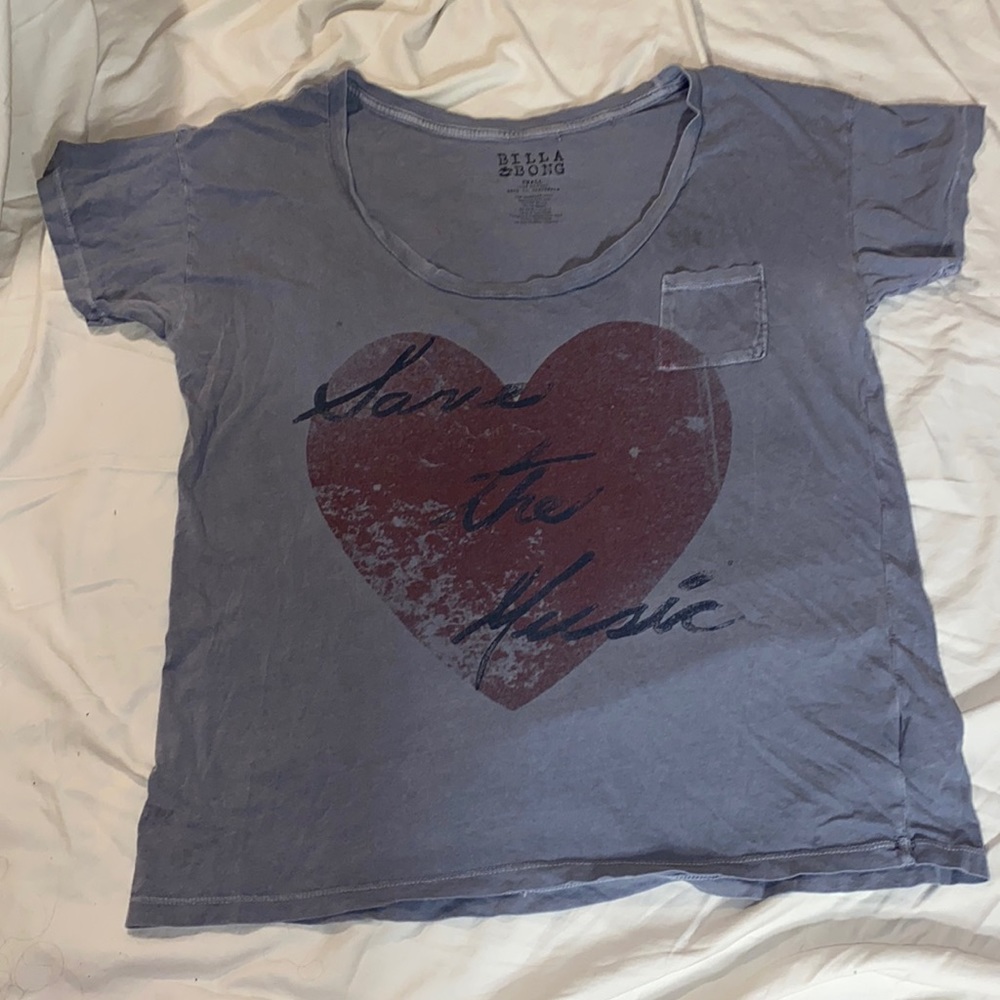 BILLABONG “Save the Music” T-shirt